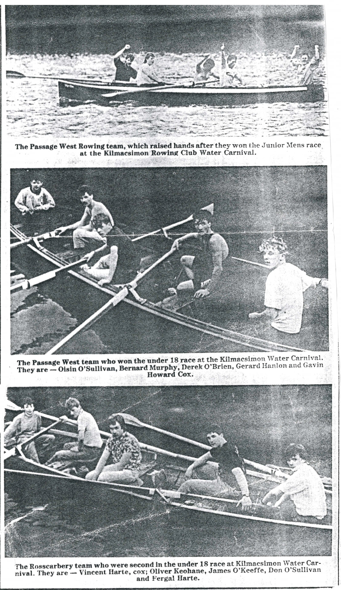 A trip down memory lane. It’s... - Kilmacsimon Rowing Club
