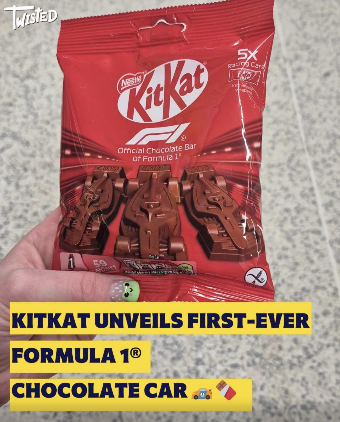 KitKat has created a molded chocolate masterpiece in the shape of