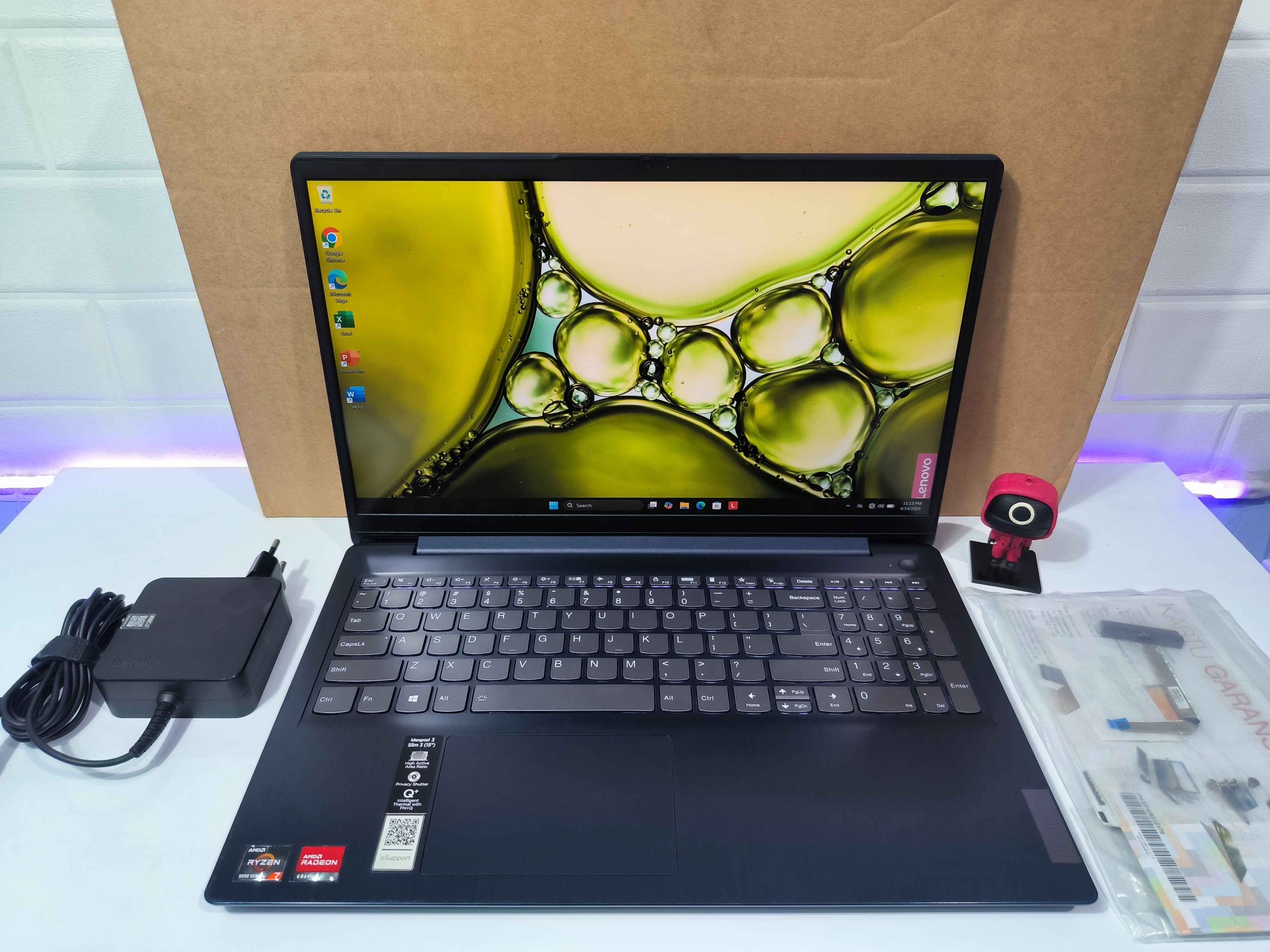 Lenovo Ideapad Slim 3 AMD RYZEN 7 5700U RAM 8GB SSD 512GB FHD IPS 