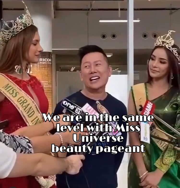 We are now in the same pageant... - Pinoy Pageants and News