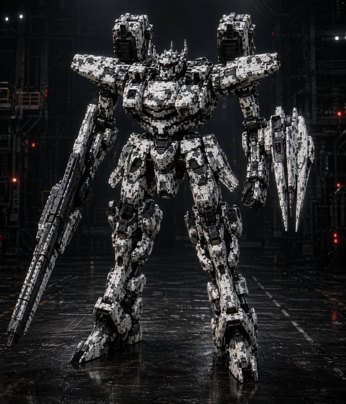 レイ Rendering old PSP photos of Armored Core characters