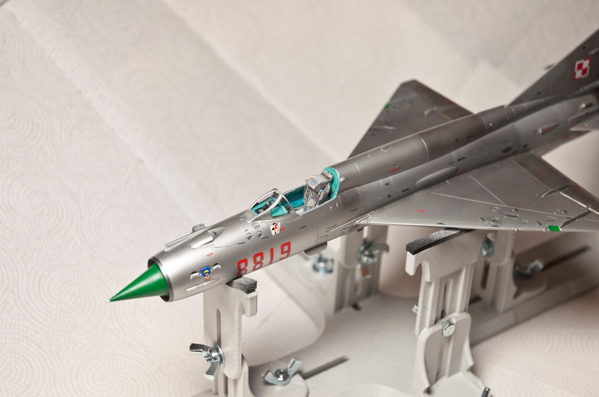 Mig-15 bis model building progress