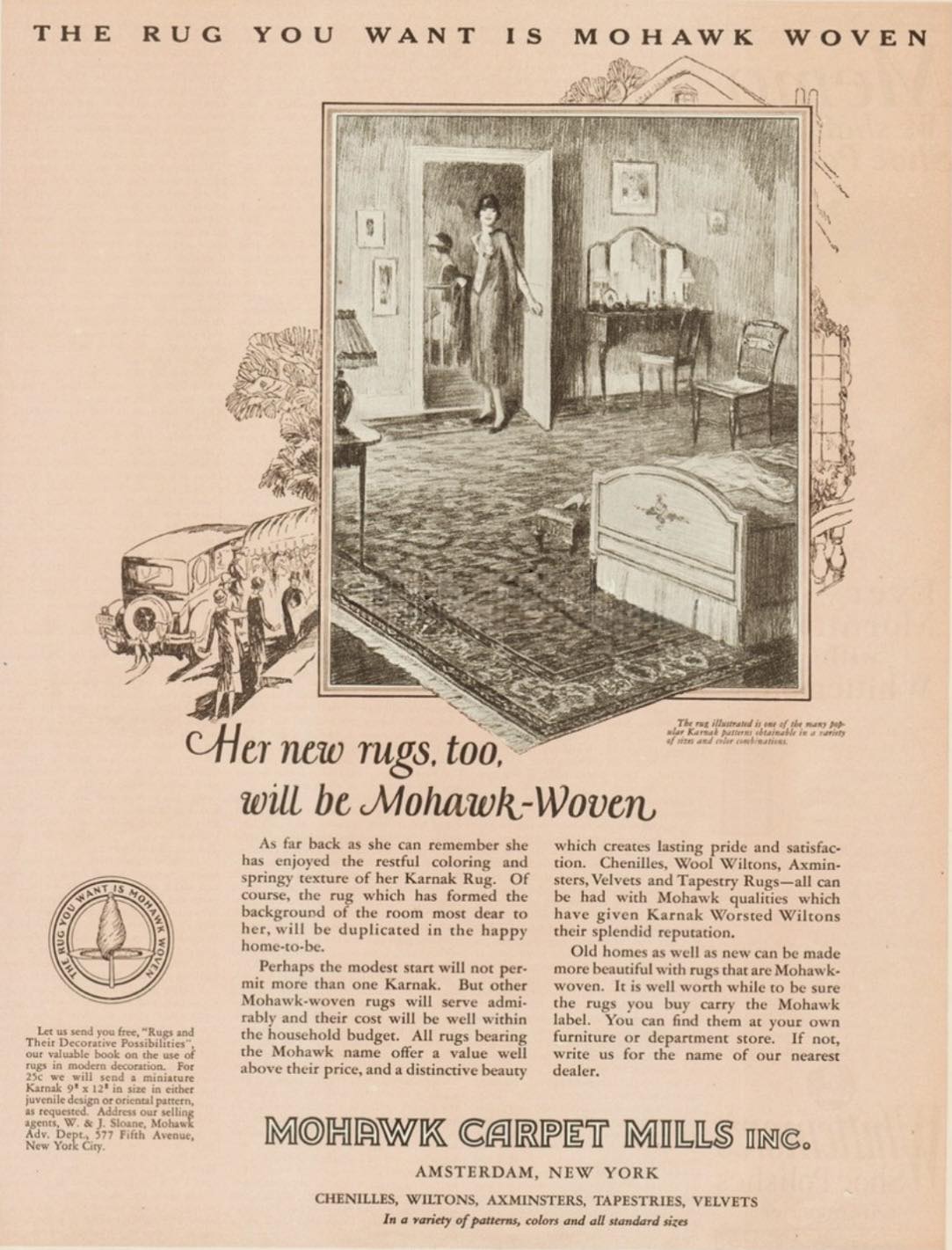 When Amsterdam was Beautiful | Mohawk Carpet Mills ad | Facebook