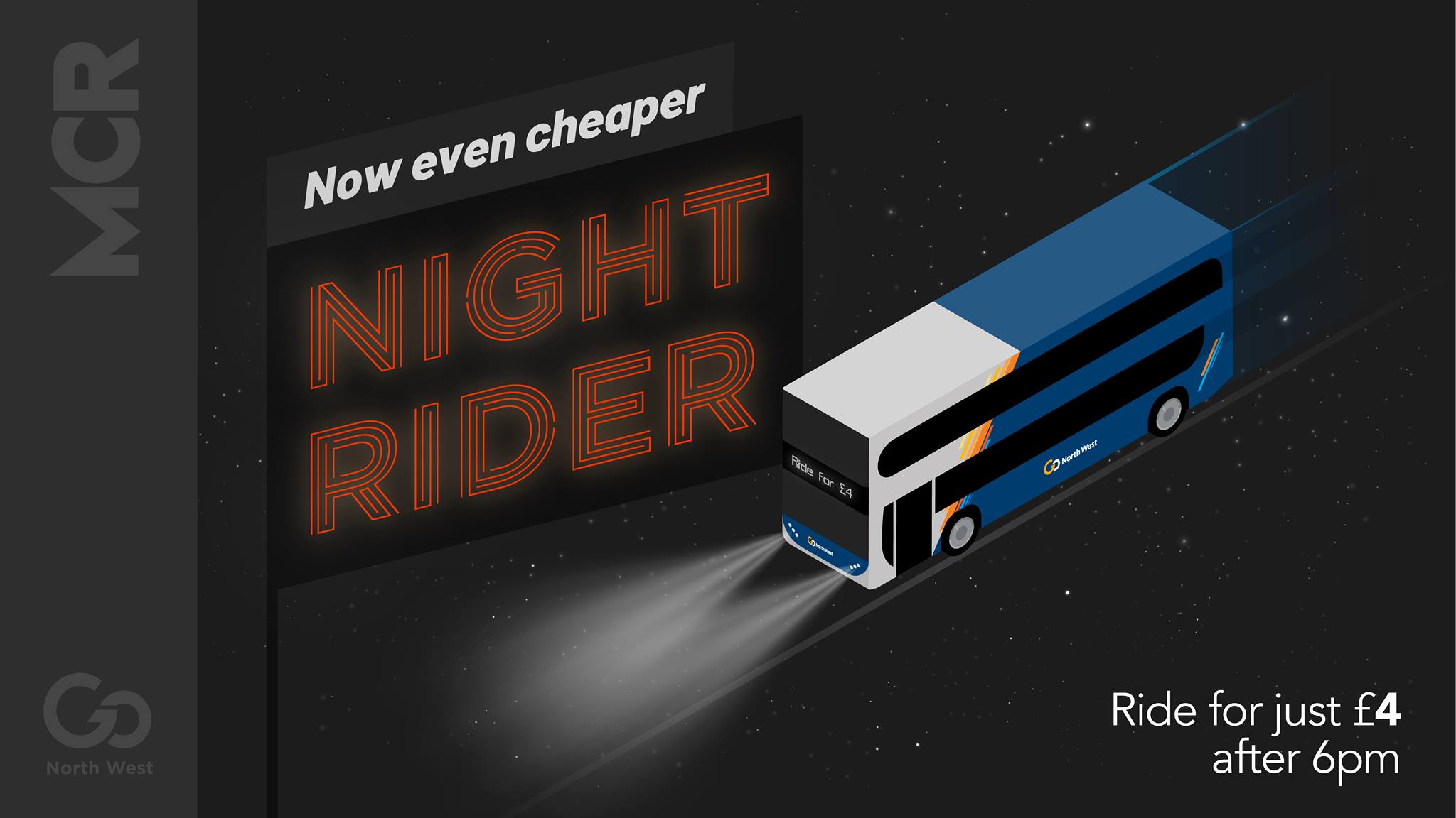 Go - 🌃 Be a NIGHT RIDER! 🌙 Now even cheaper, ride all evening on any of ...