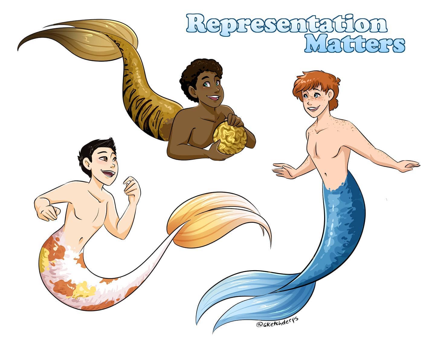 Mermaid - Representation Matters! Tag a friend who doesn't 