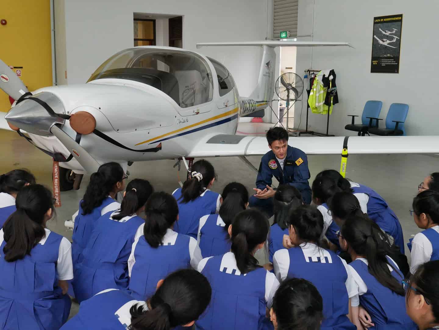 Young ladies from CHIJ Saint... - Singapore Youth Flying Club | Facebook