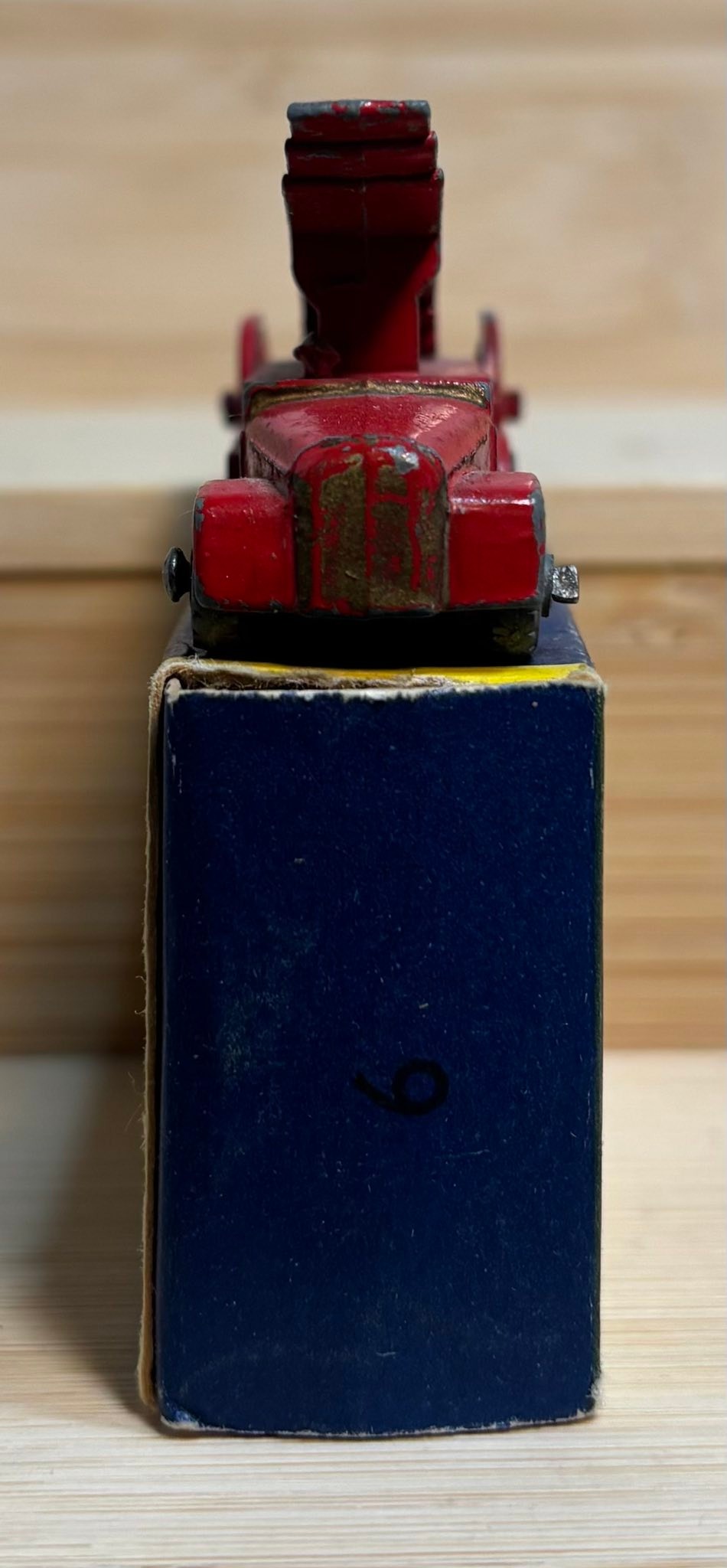 Rare 1/16 scale Dennis fire engine model found at swap meet