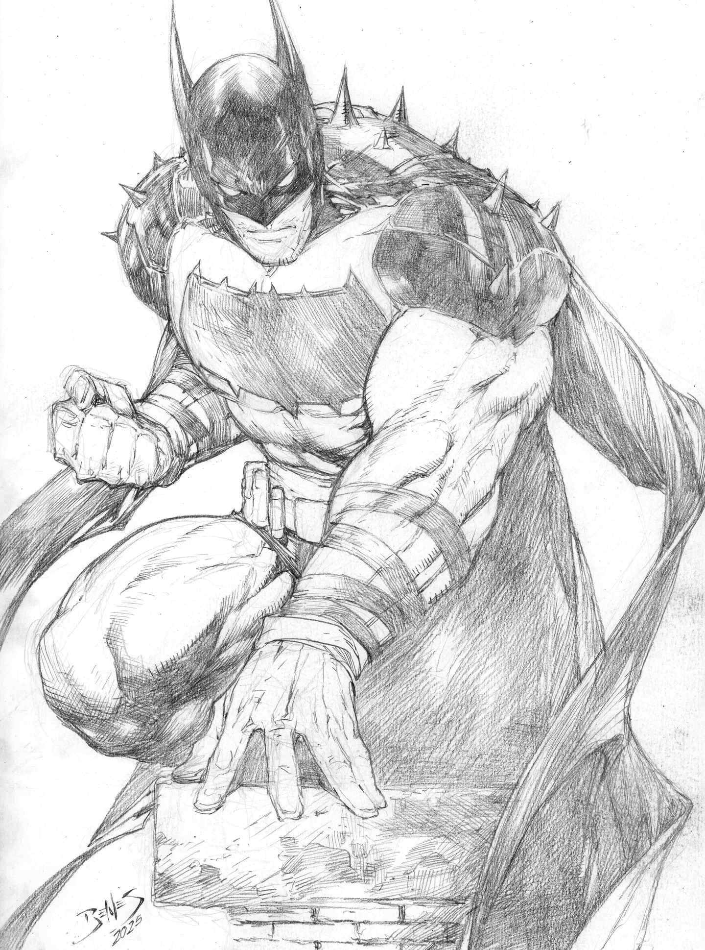 Absolute Batman #6 original art by Nick Dragotta sold