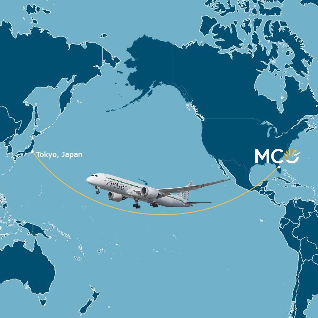 On Sunday, February 23, a ZIPAIR Boeing 787-8 Dreamliner touched