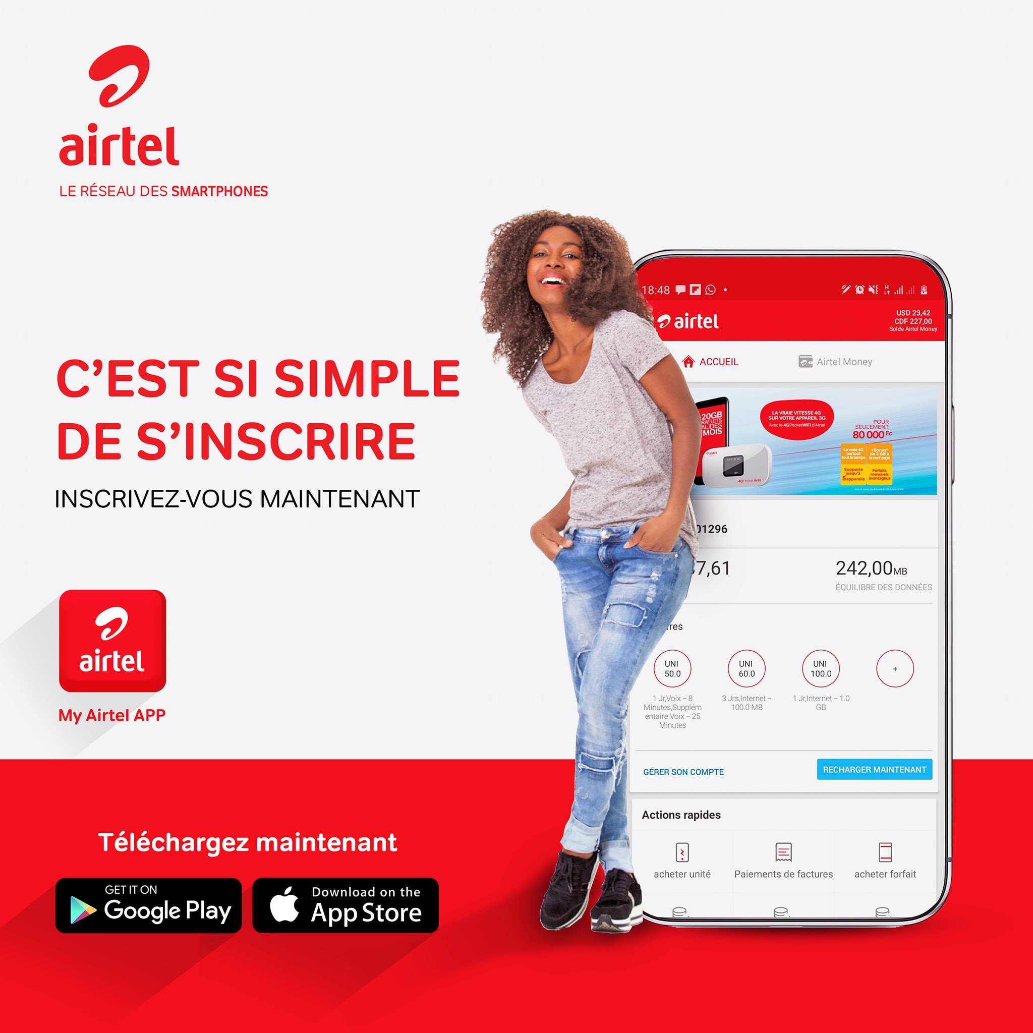 Airtel RDC - Savez-vous que vous pouvez gérer votre compte... | Facebook