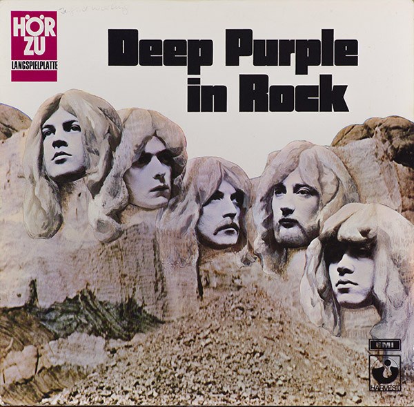 Rare UK First Pressing of Deep Purple's In Rock Album