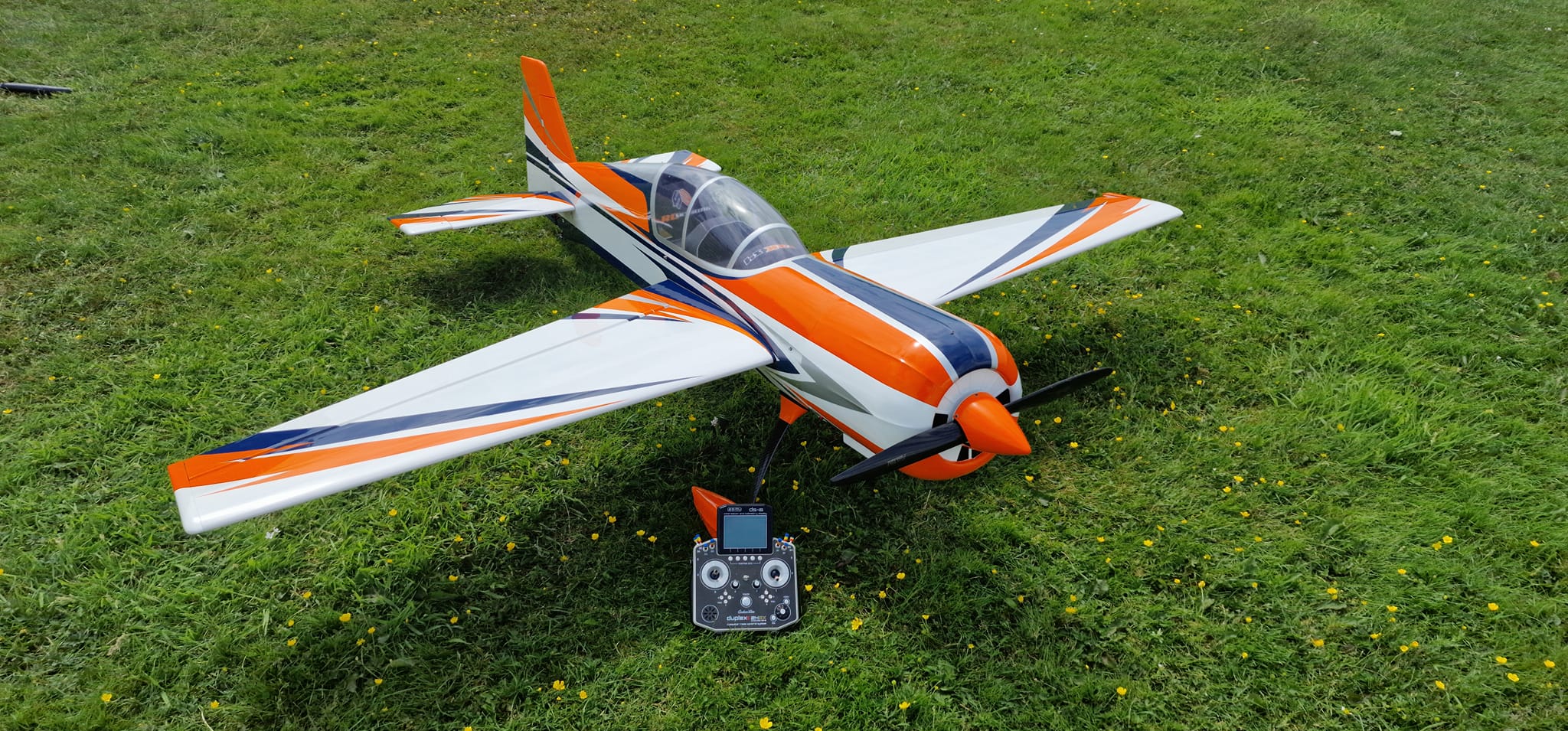 Yak 54 91 with custom GP76 muffler system from Zimmermann