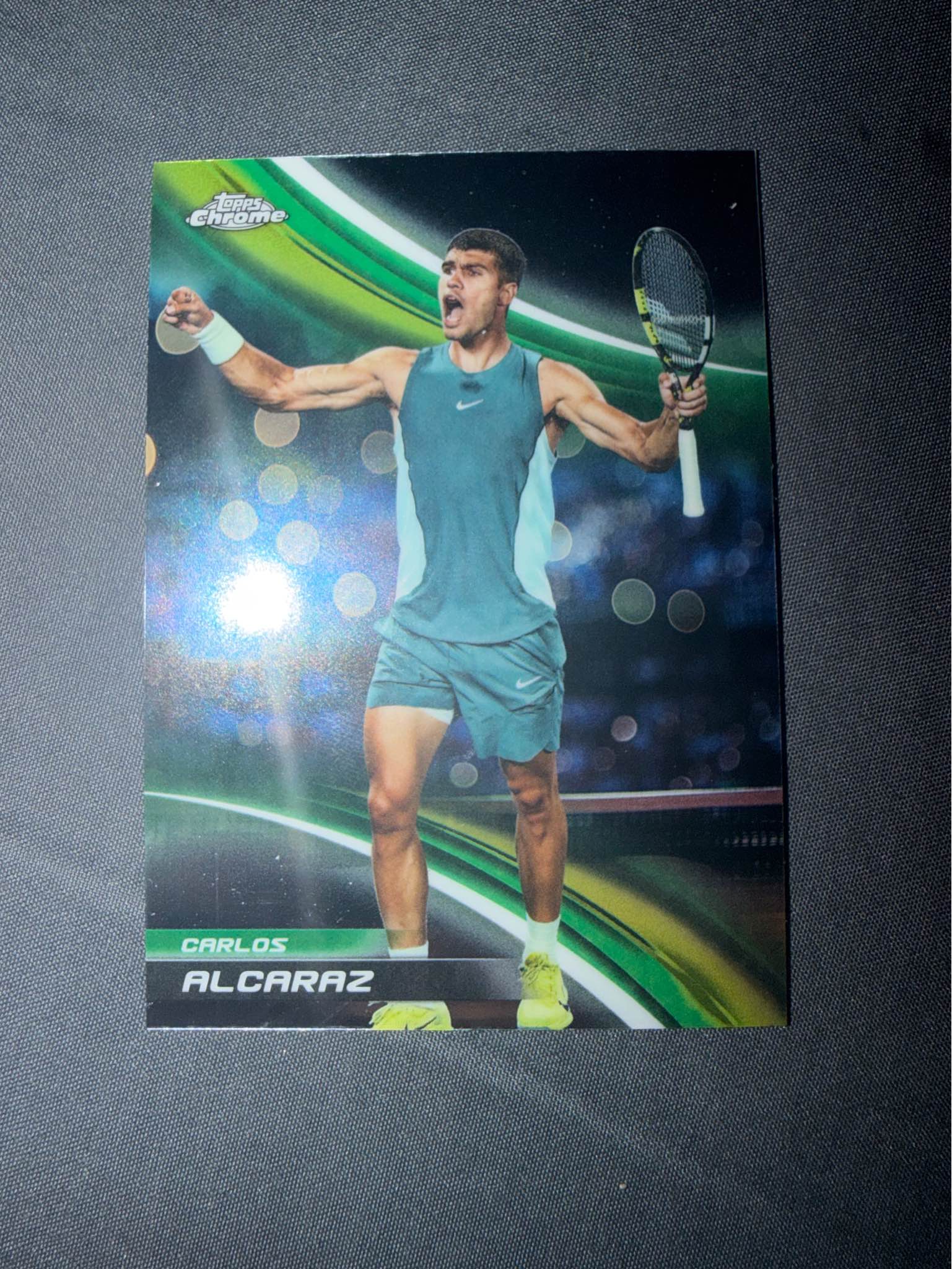 $300 - each- Carlos Alcaraz Topps Chrome tennis trading card 2025