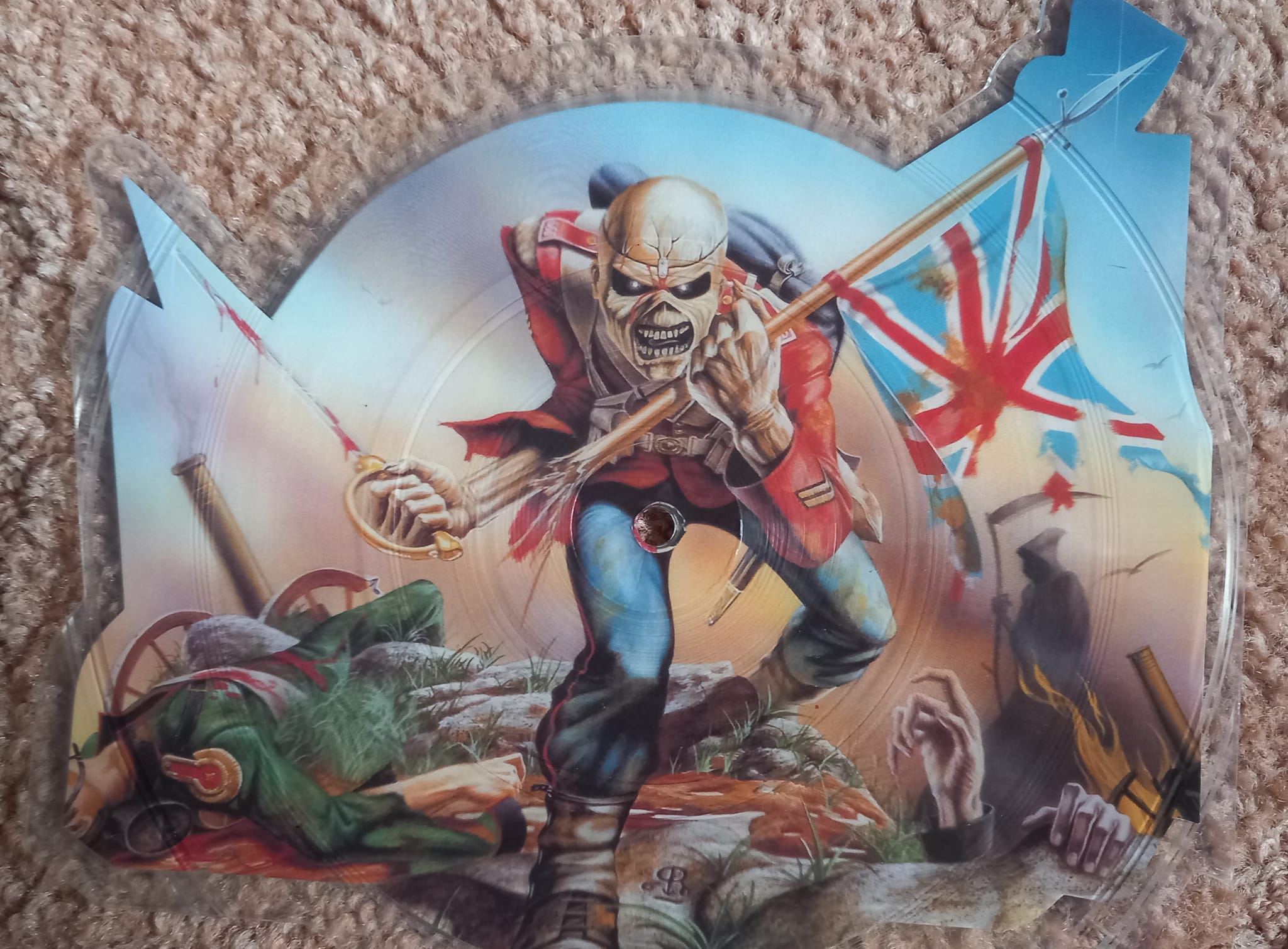 Iron Maiden picture disc, the Trooper