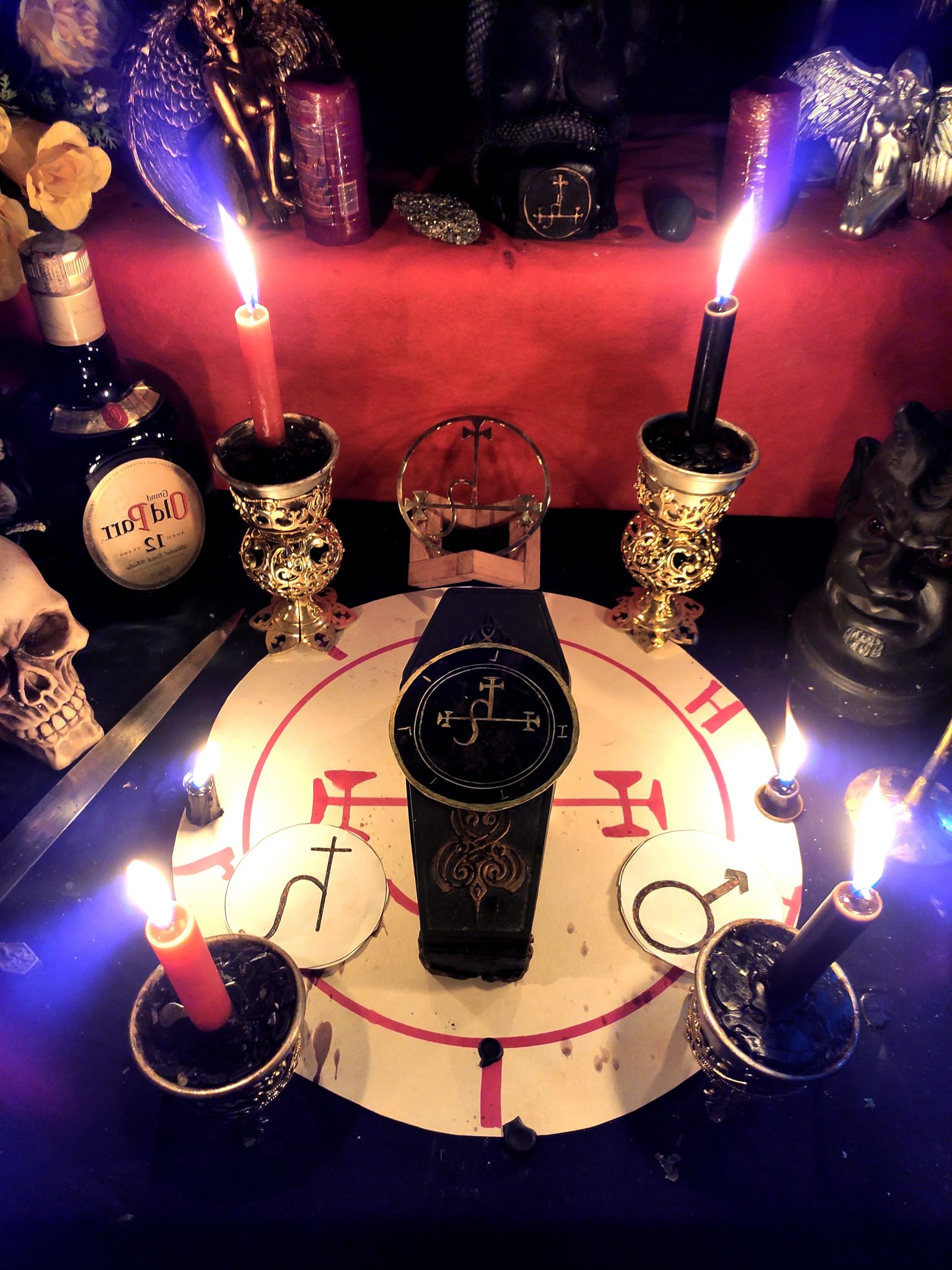 IGREJA SATANISTA | Ritual Caixão da Destruiçã0 de Lilith, Bartzabel e ...