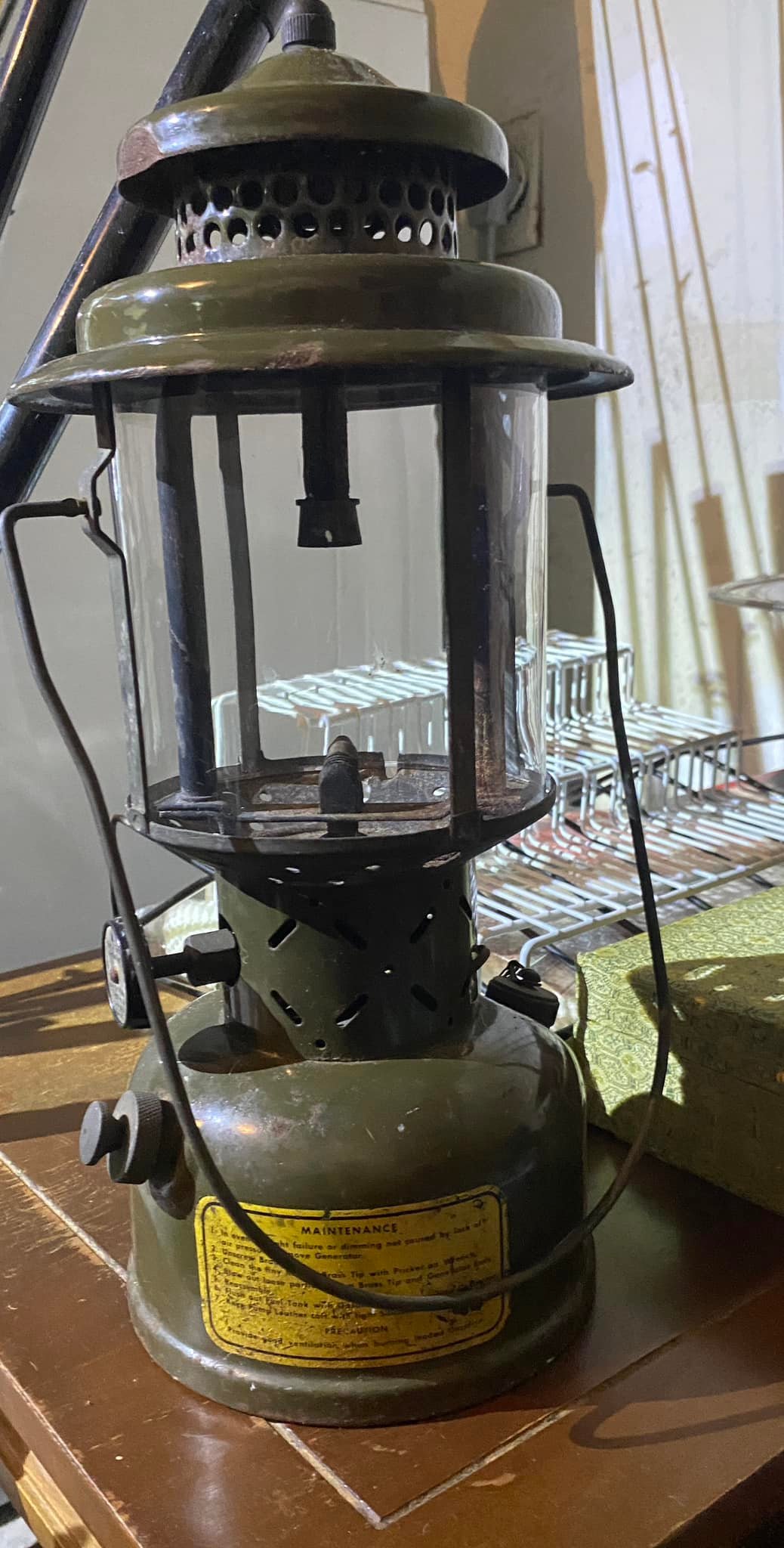 What is the value of a 1958 Coleman military lantern?