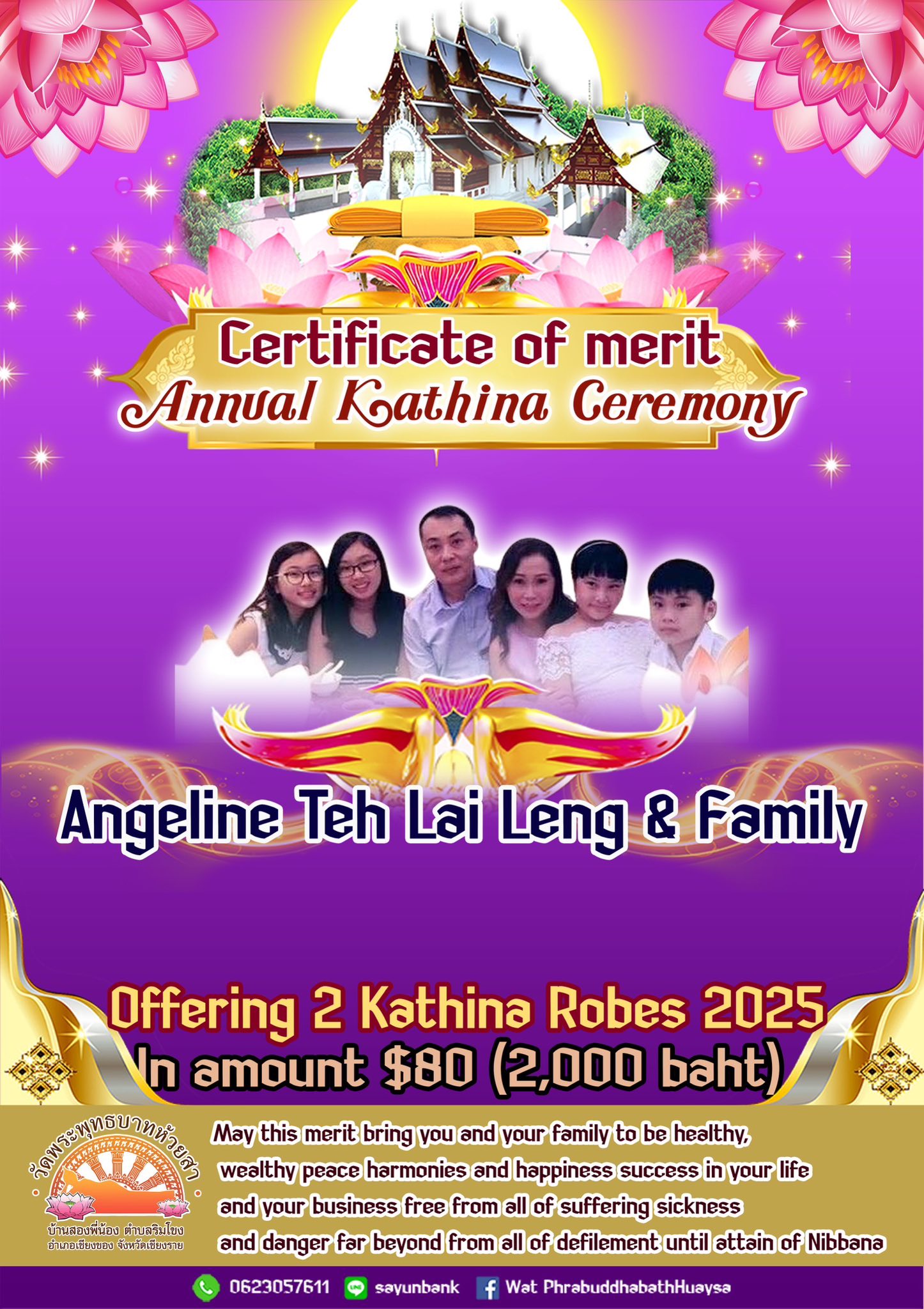 Rejoicing with MDM. Angeline Teh and Volunteers dharma friends for