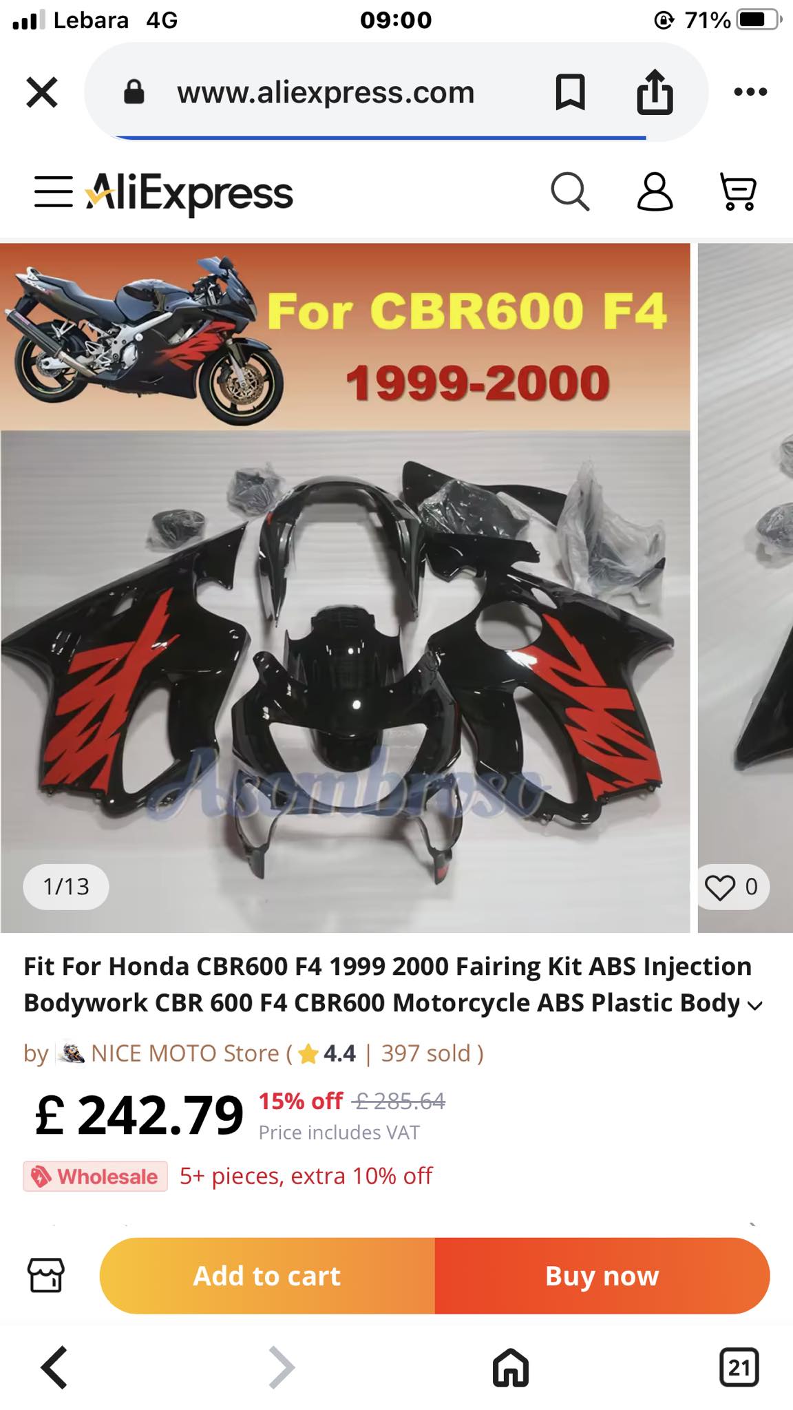 Reviews for fairings from express?