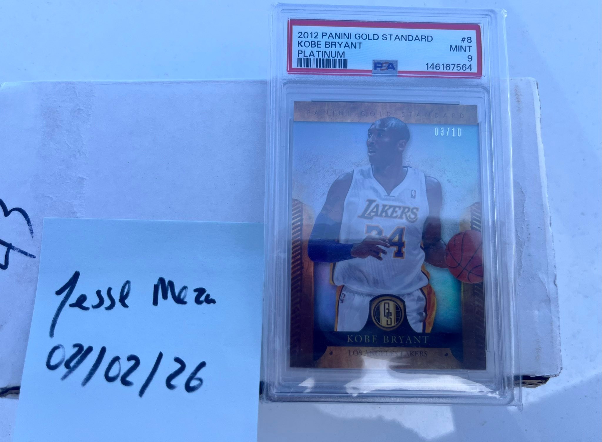 Value of 2012 Panini Gold Standard Kobe Bryant card?