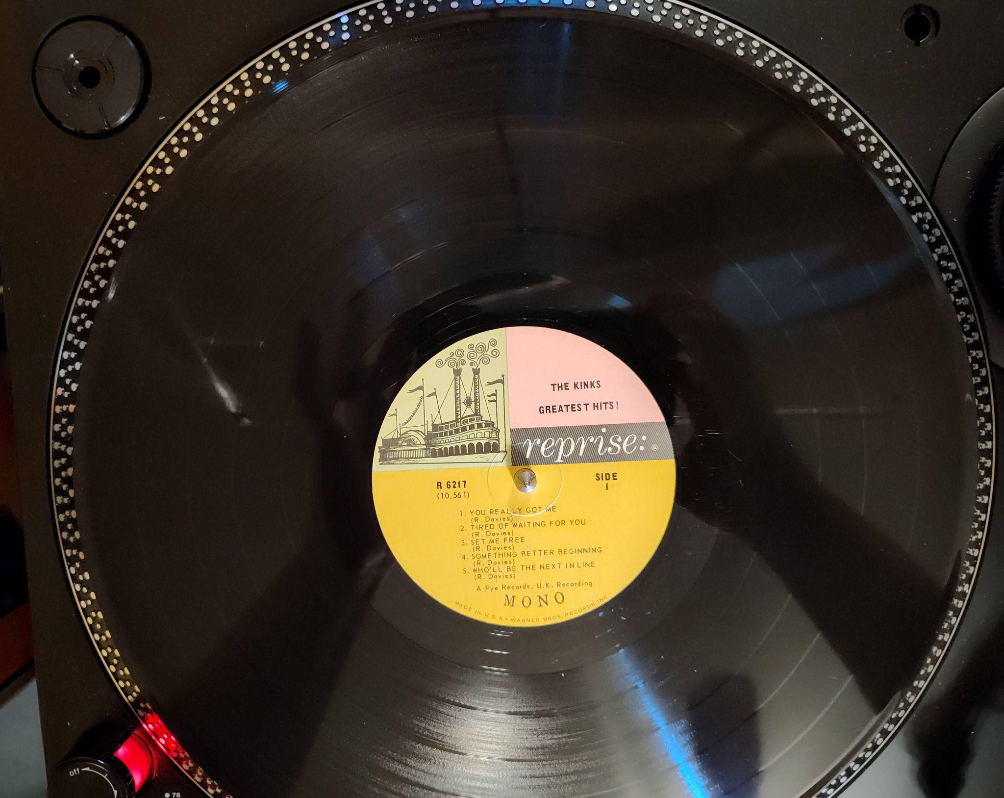 KINKS☆Same UK Pye Mono オリジナル My copy of The Kinks Greatest 