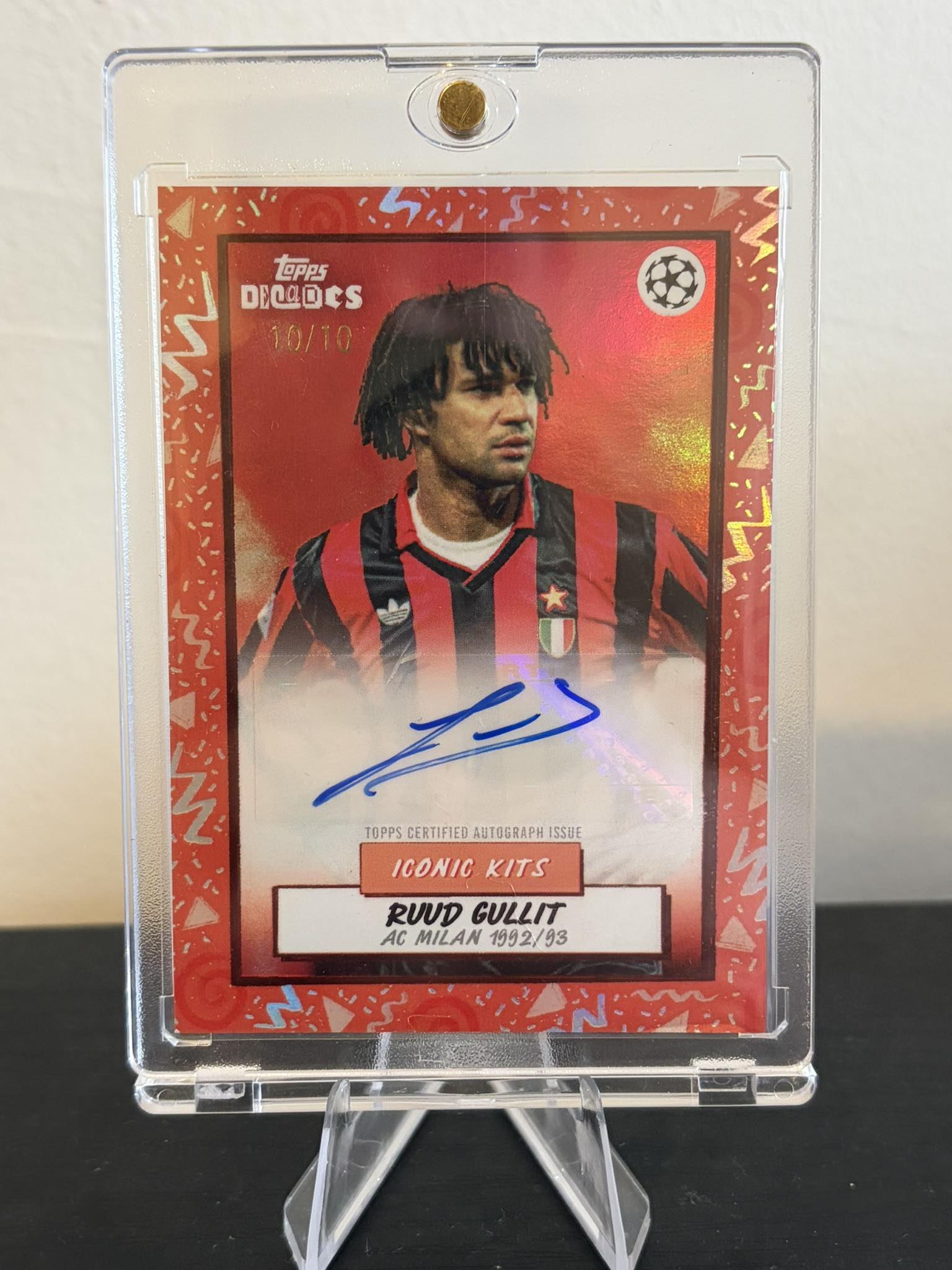 1円スタート】【FUTERA】6枚限定 Ruud Gullit ルート・フリット