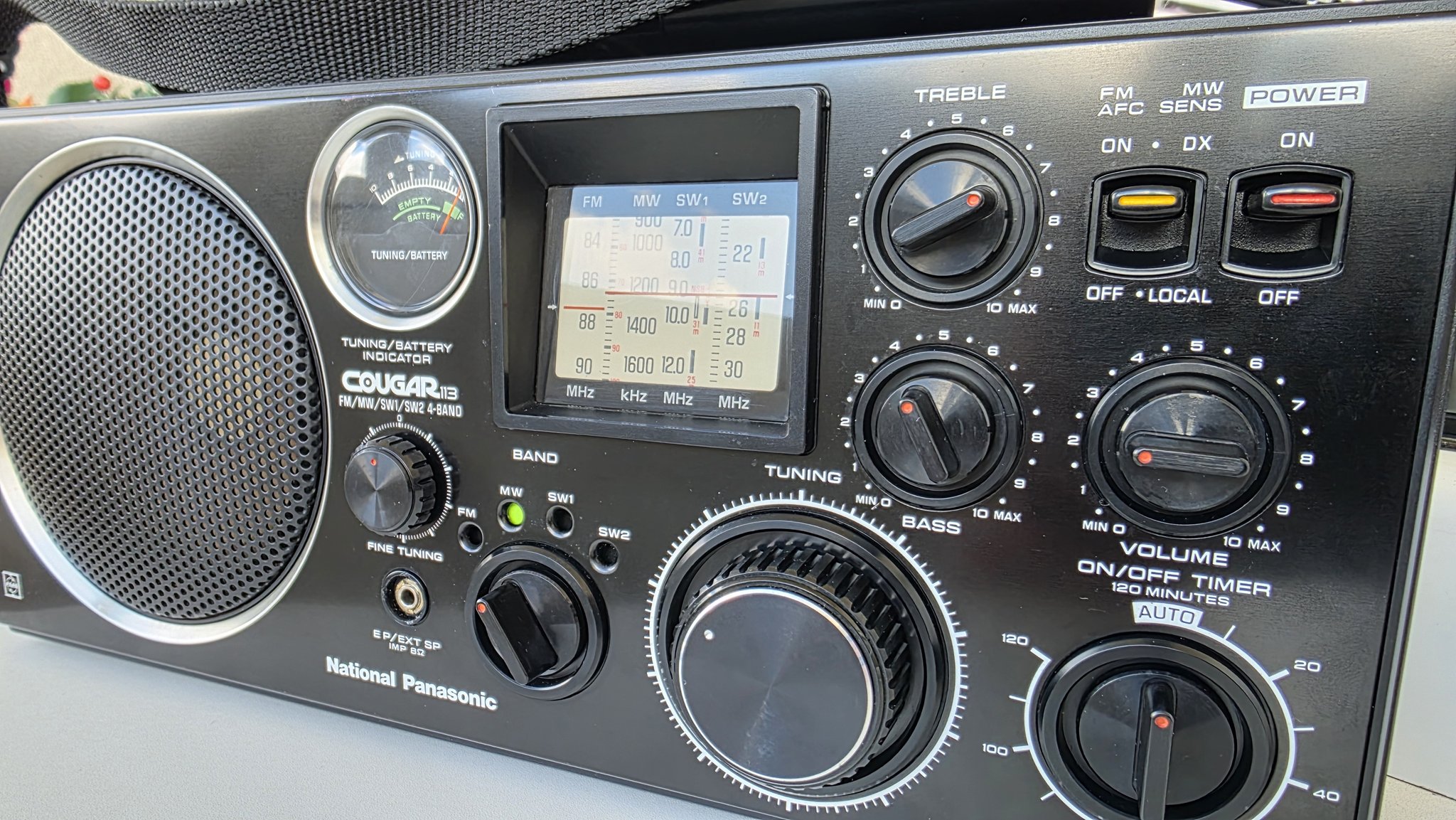 National PROCEED 2800 radio, also known as the Panasonic RF-2800.