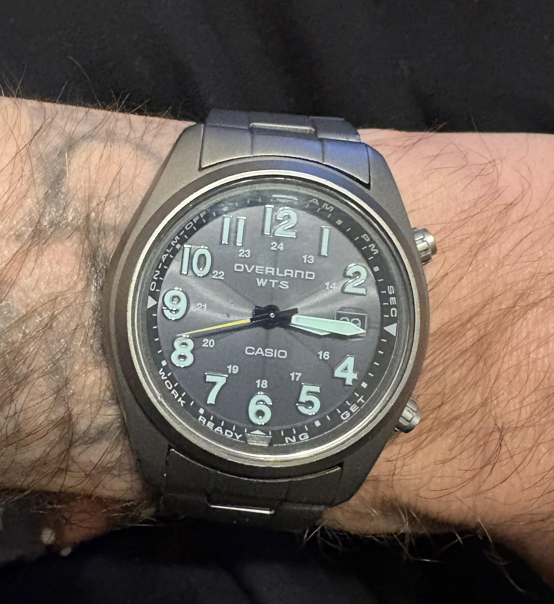 Unboxing 1997 Casio DB-100T Titanium Data Bank watch
