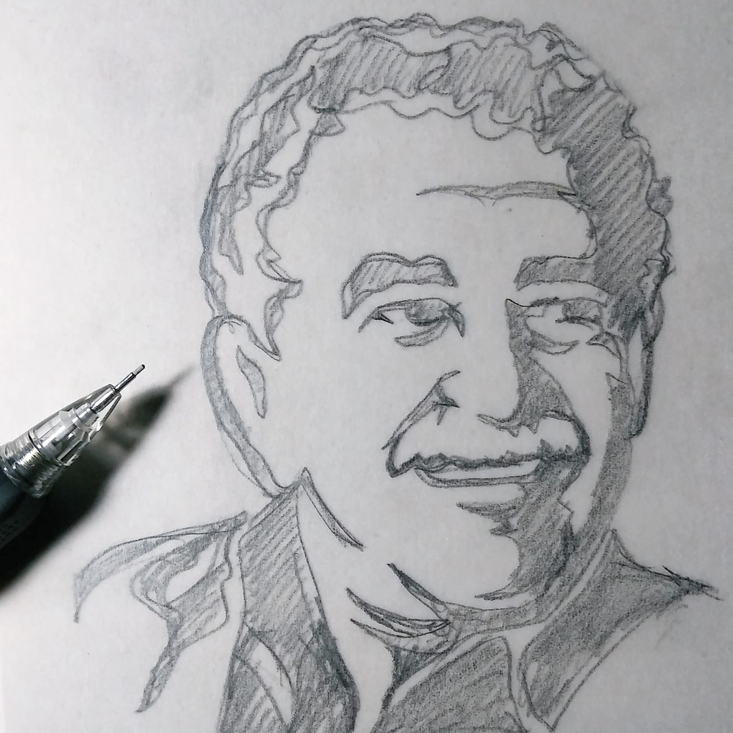 Gabriel Garcia Marquez Dibujo