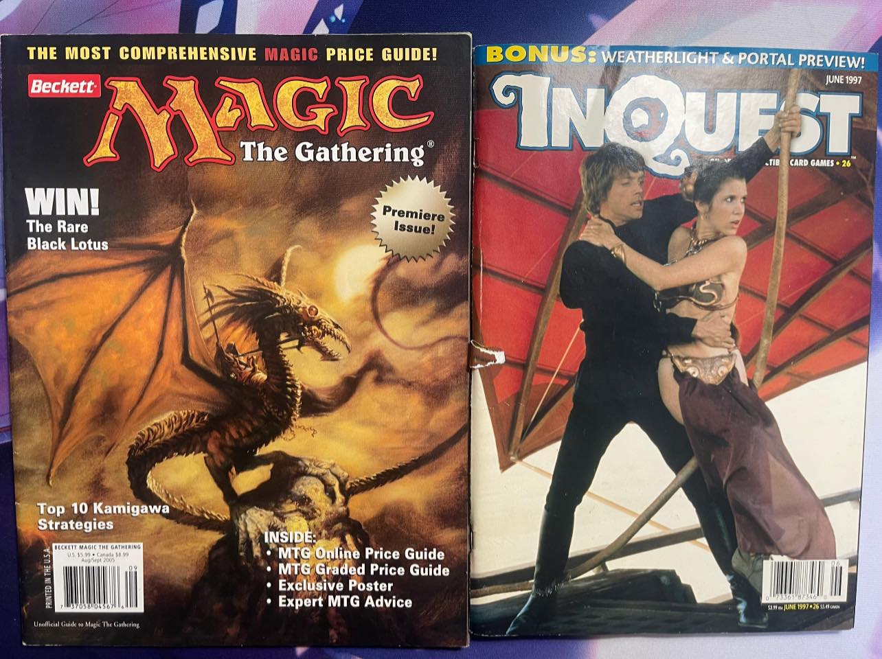 MTG card prices in 1996
