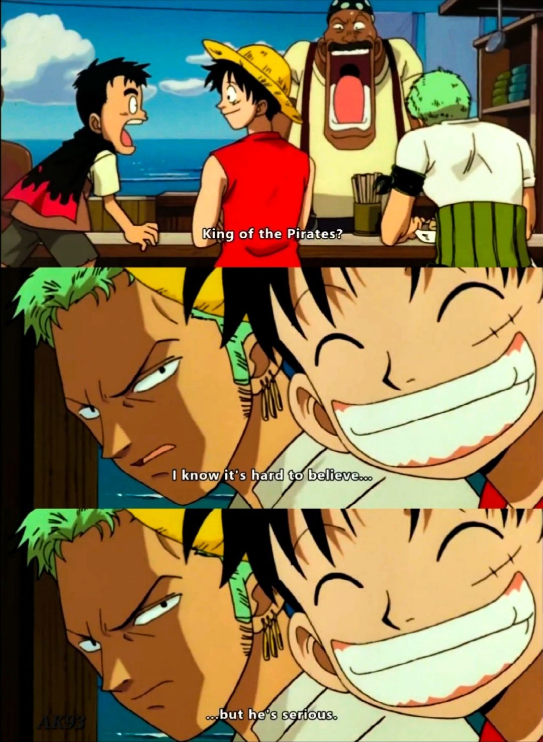 Seller 😲 King of the Pirates ☠️ Zoro 😒 Luffy 😎