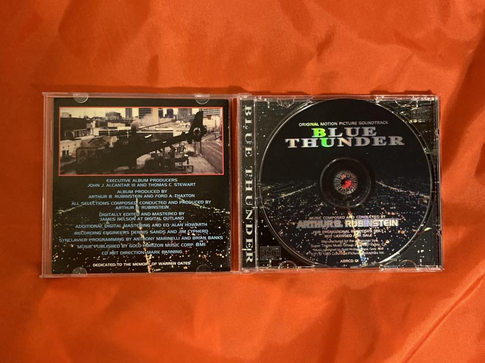 Blue Thunder soundtrack cd release