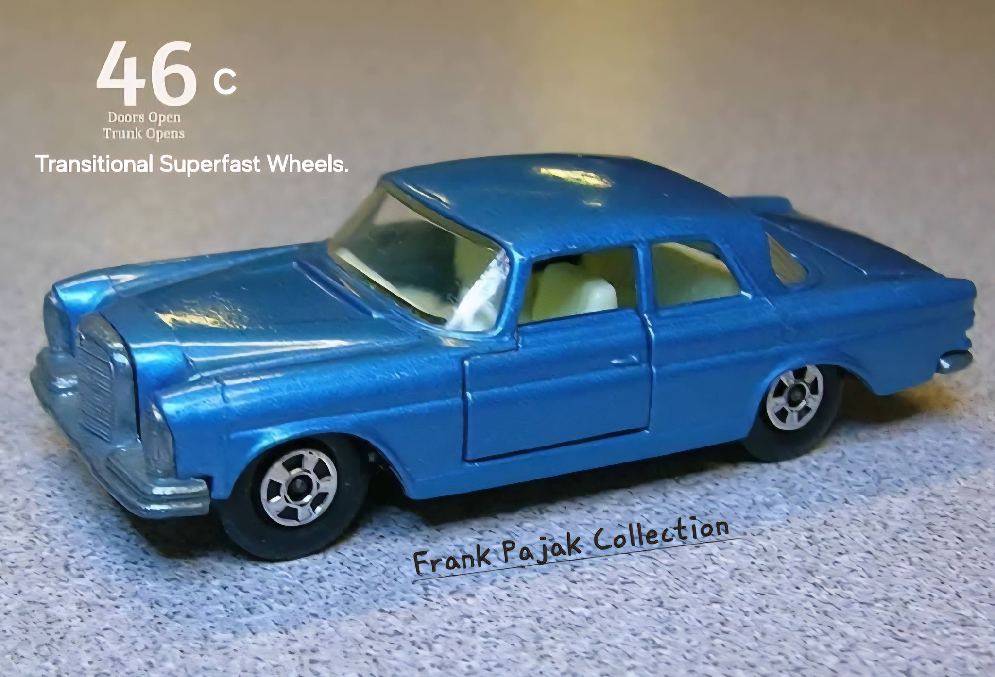 Matchbox Superfast No.46 Mercedes 300 SE released in 1970