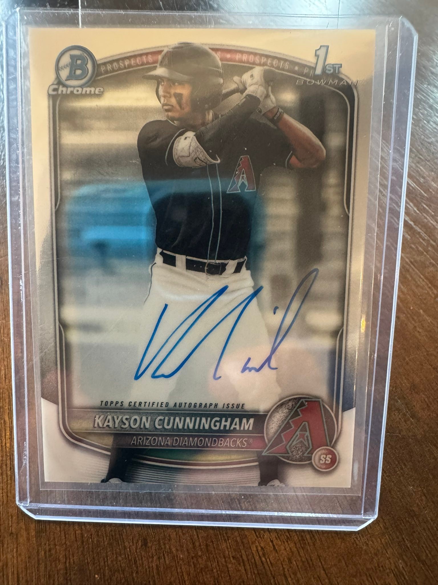 Collecting sports cards from bowman draft