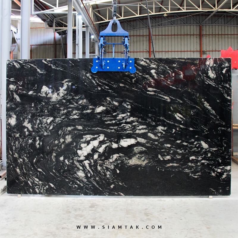 Siamtak สยามตาก - Bianco Black granite from India.