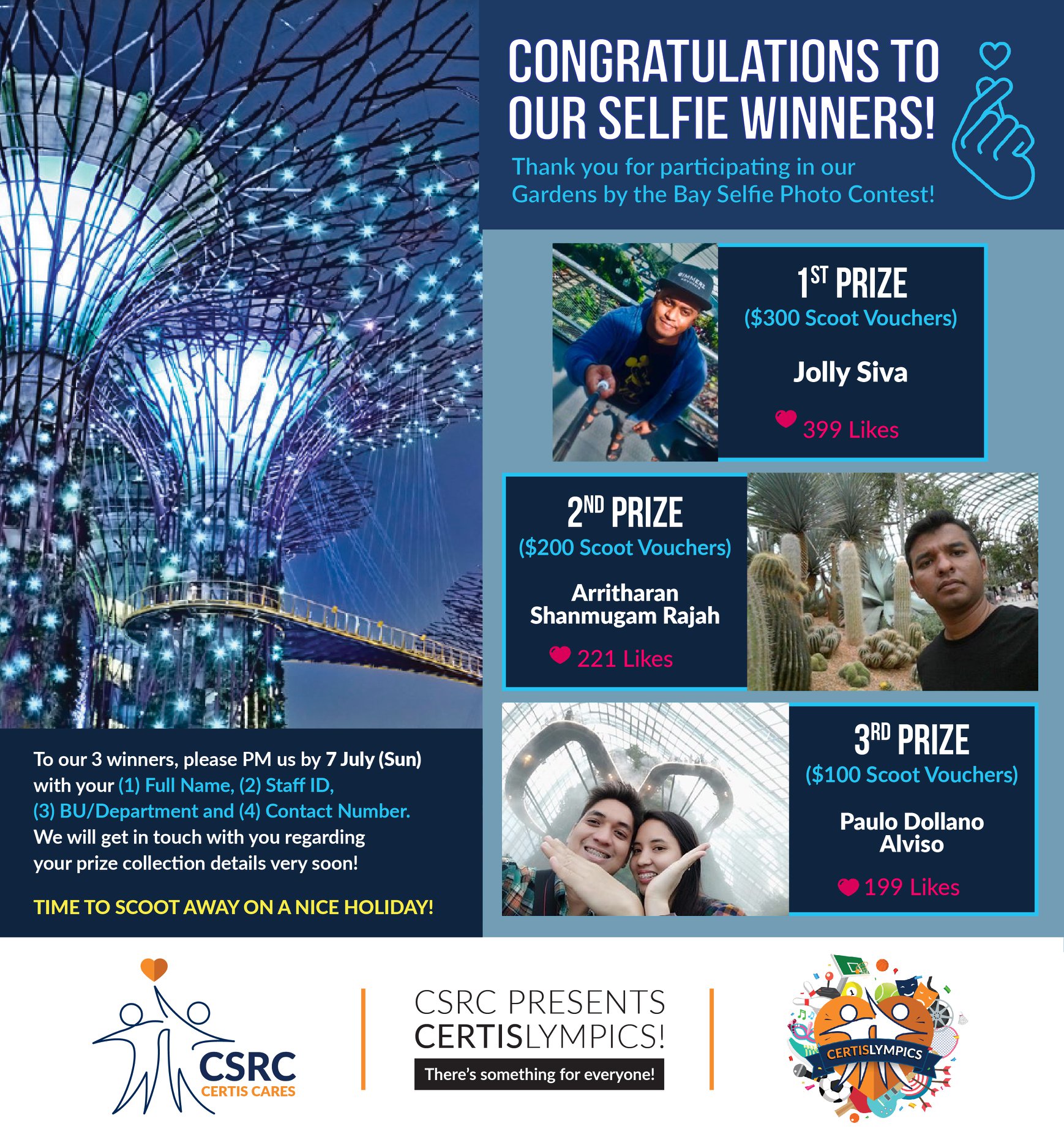 CONGRATULATIONS... - Certis Sports & Recreation Club - CSRC | Facebook