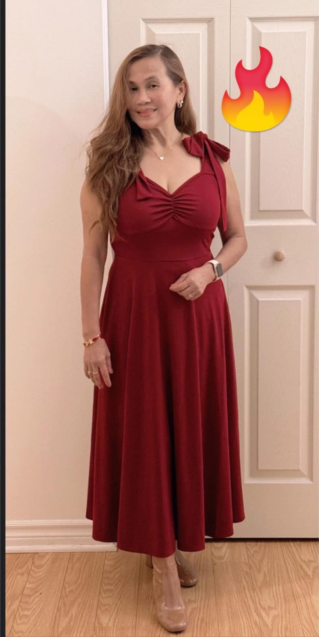 the lady in the red dress meaning fiona johnson