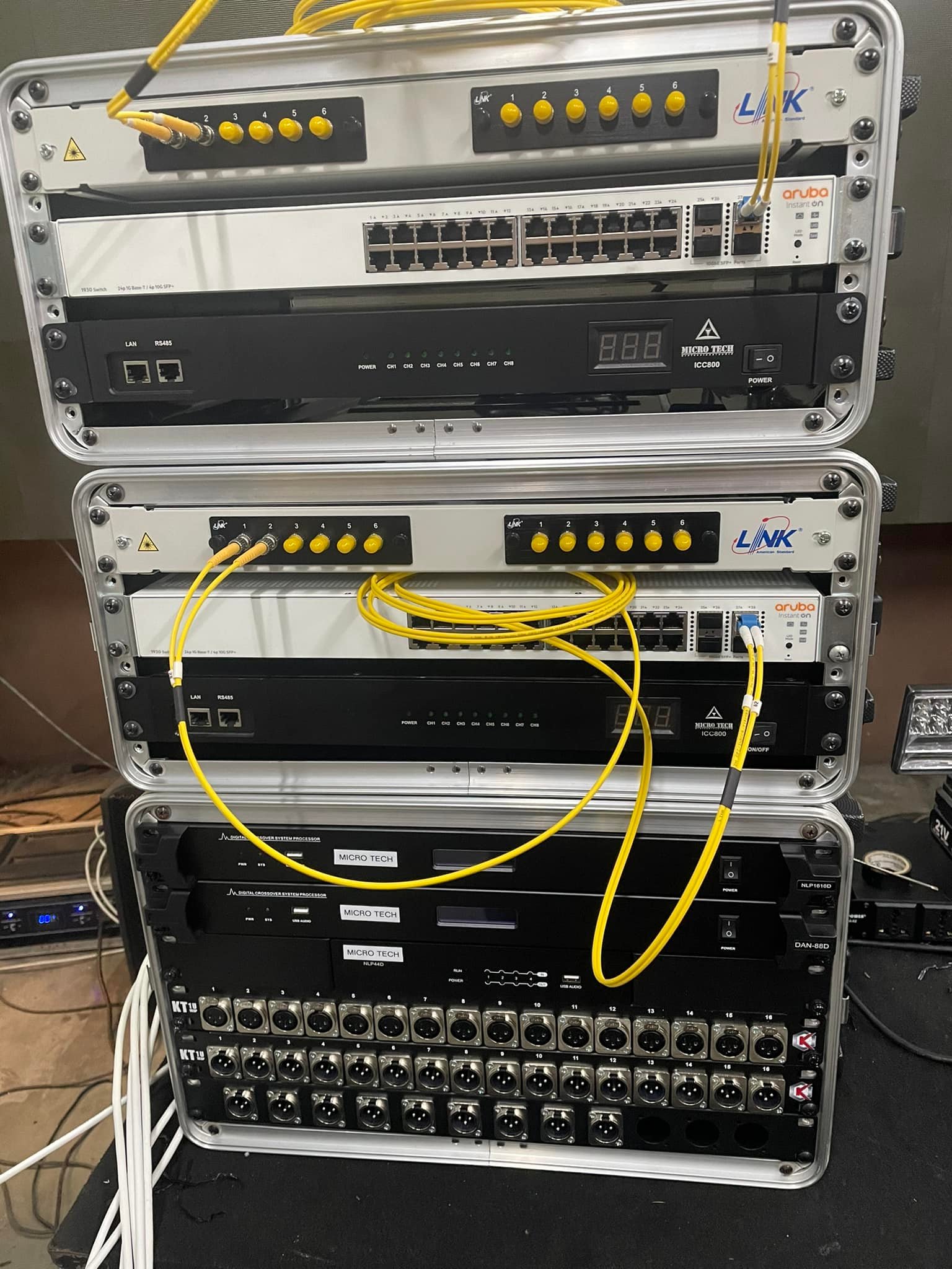 Microtech Thai - จัดไป เต็ม คาราเบล Fiber Optic วิ่ง... | Facebook