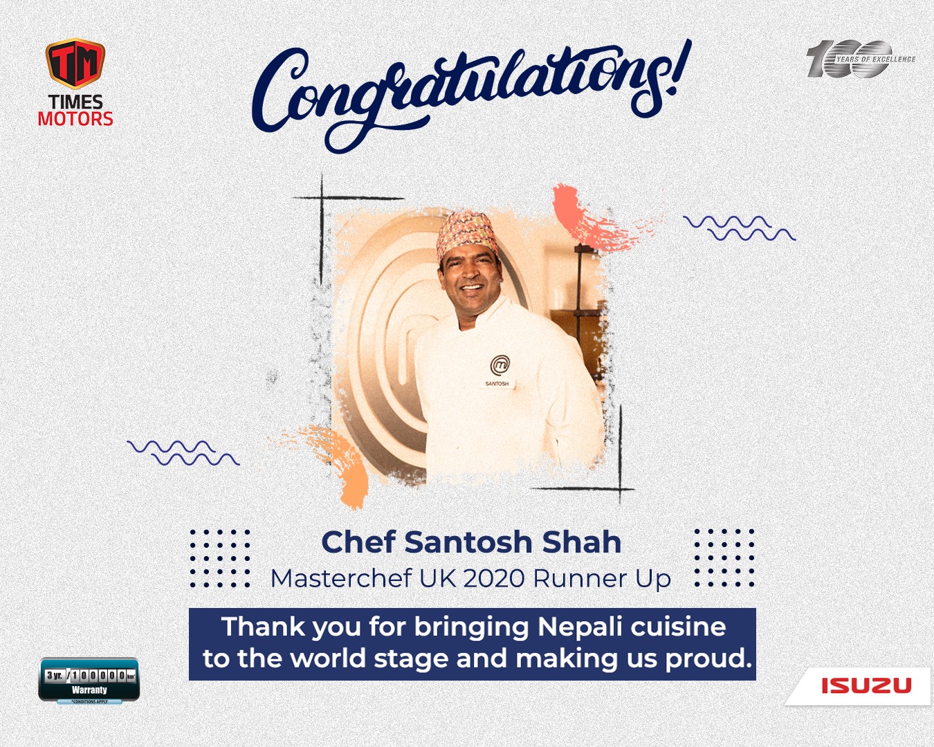 Congratulations to Masterchef UK 2020... - Times-ISUZU Nepal | Facebook