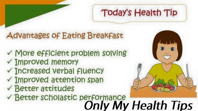 Only My Health Tips Benefits Of Eating Breakfast Facebook