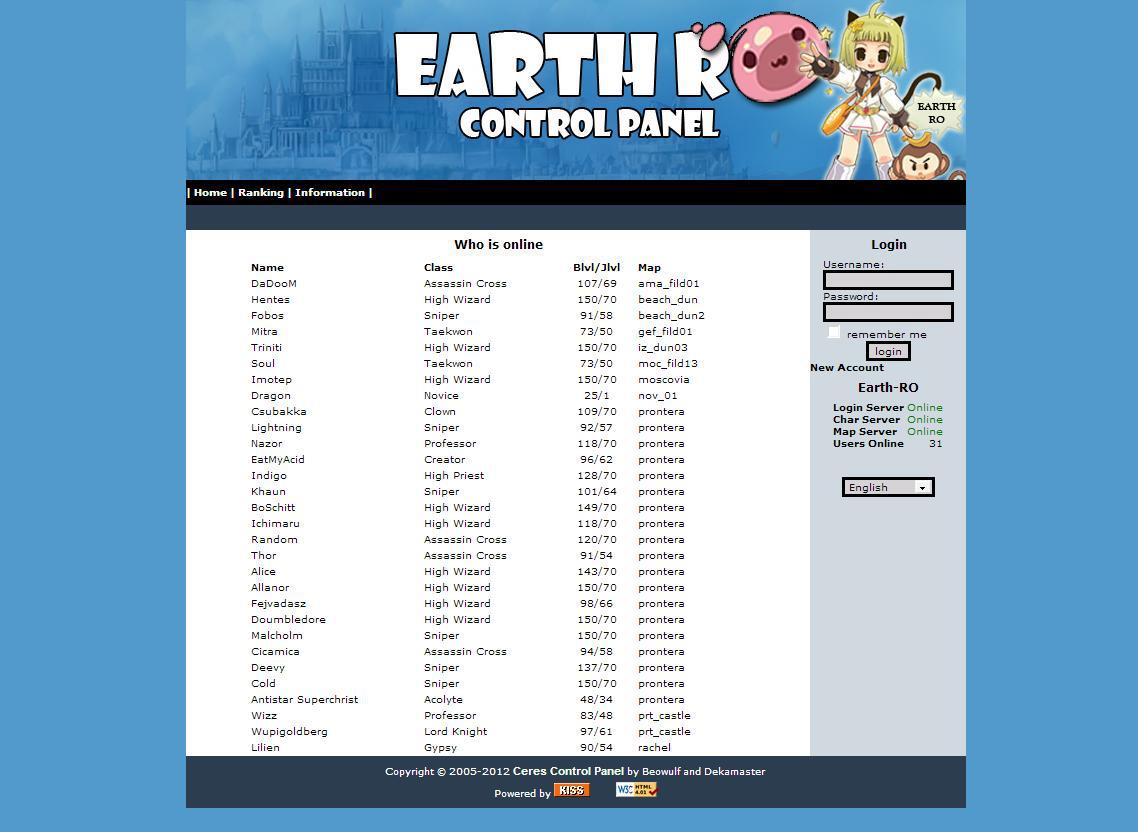 Earth Ragnarok Online