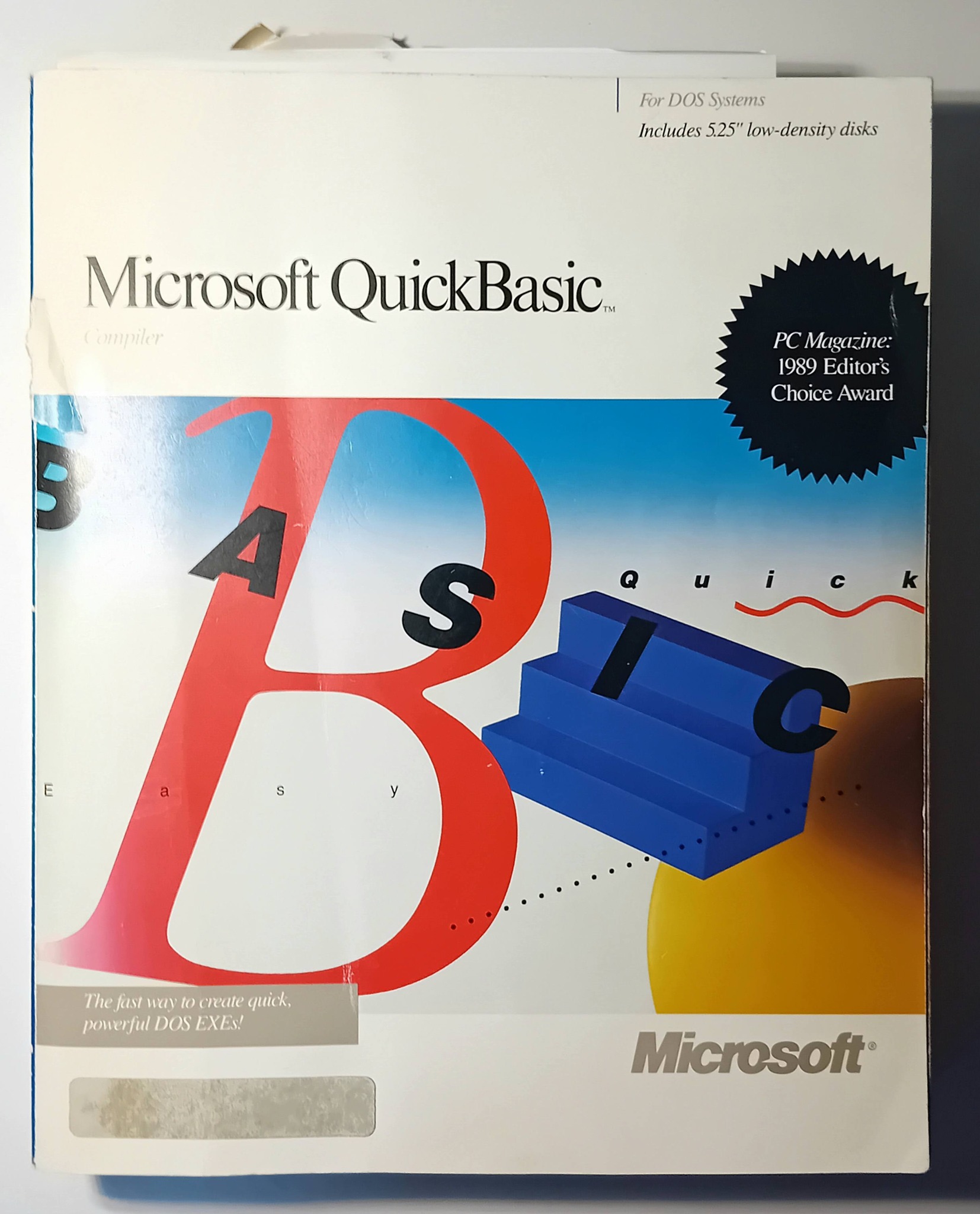 From the back of the Microsoft Quick Basic 4.5 manual, differences