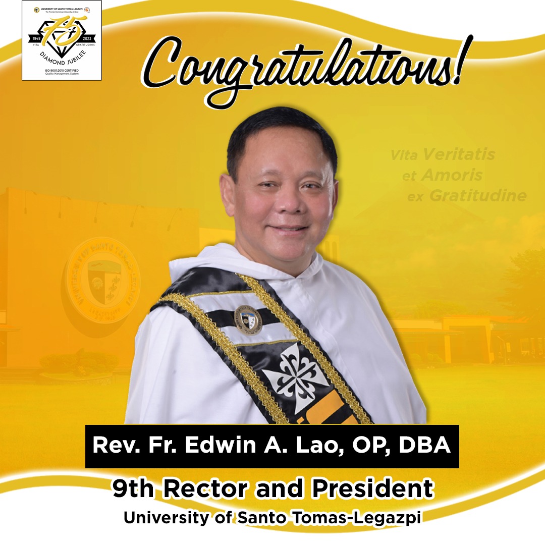 Congratulations to our... - University of Santo Tomas-Legazpi | Facebook