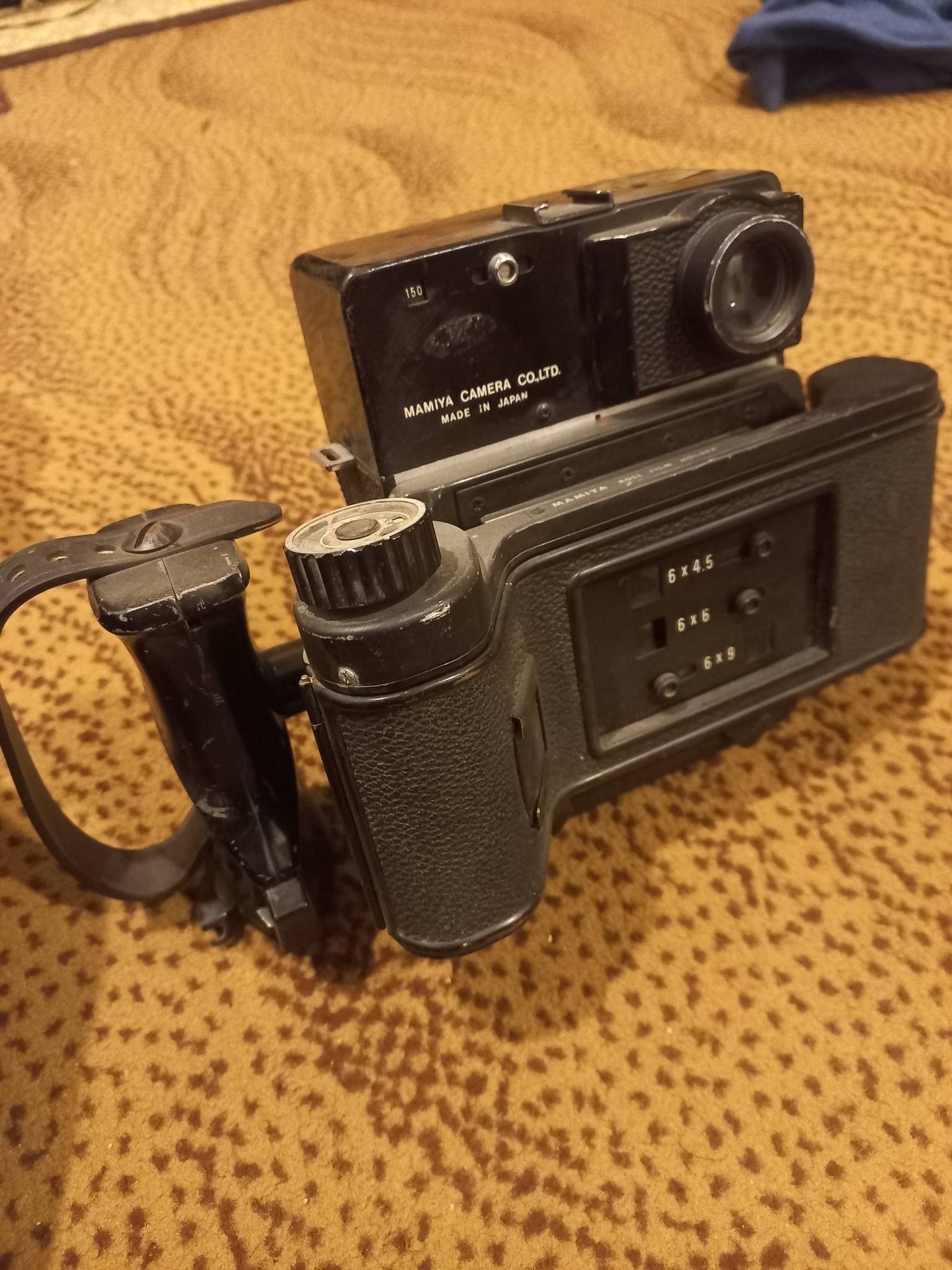Mamiya Super 23 camera with 6x9 cm film back and bellows