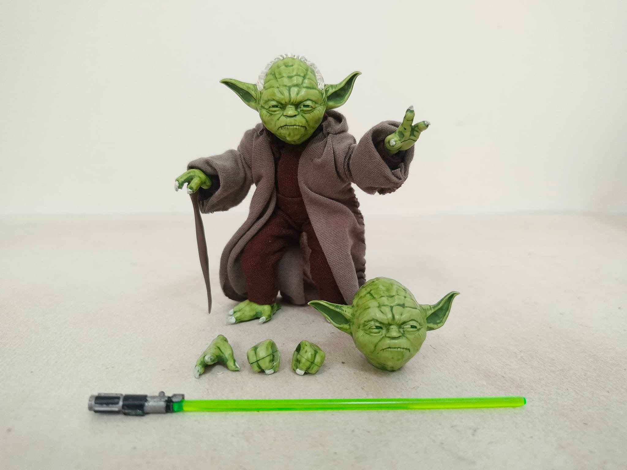 Custom Master Yoda model from Bandai