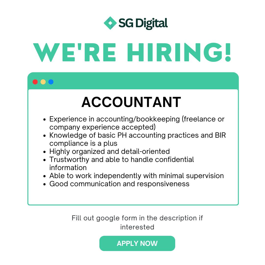Bookkeeping and Accounting Jobs PH | **JOB POST: Project-Based/Part ...
