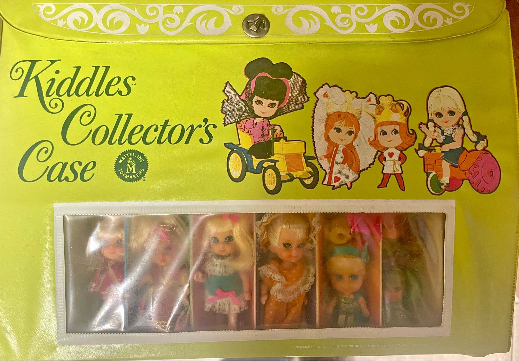 Mattel Vintage RARE 1968 Little Kiddles Collectors Case With dolls and ...