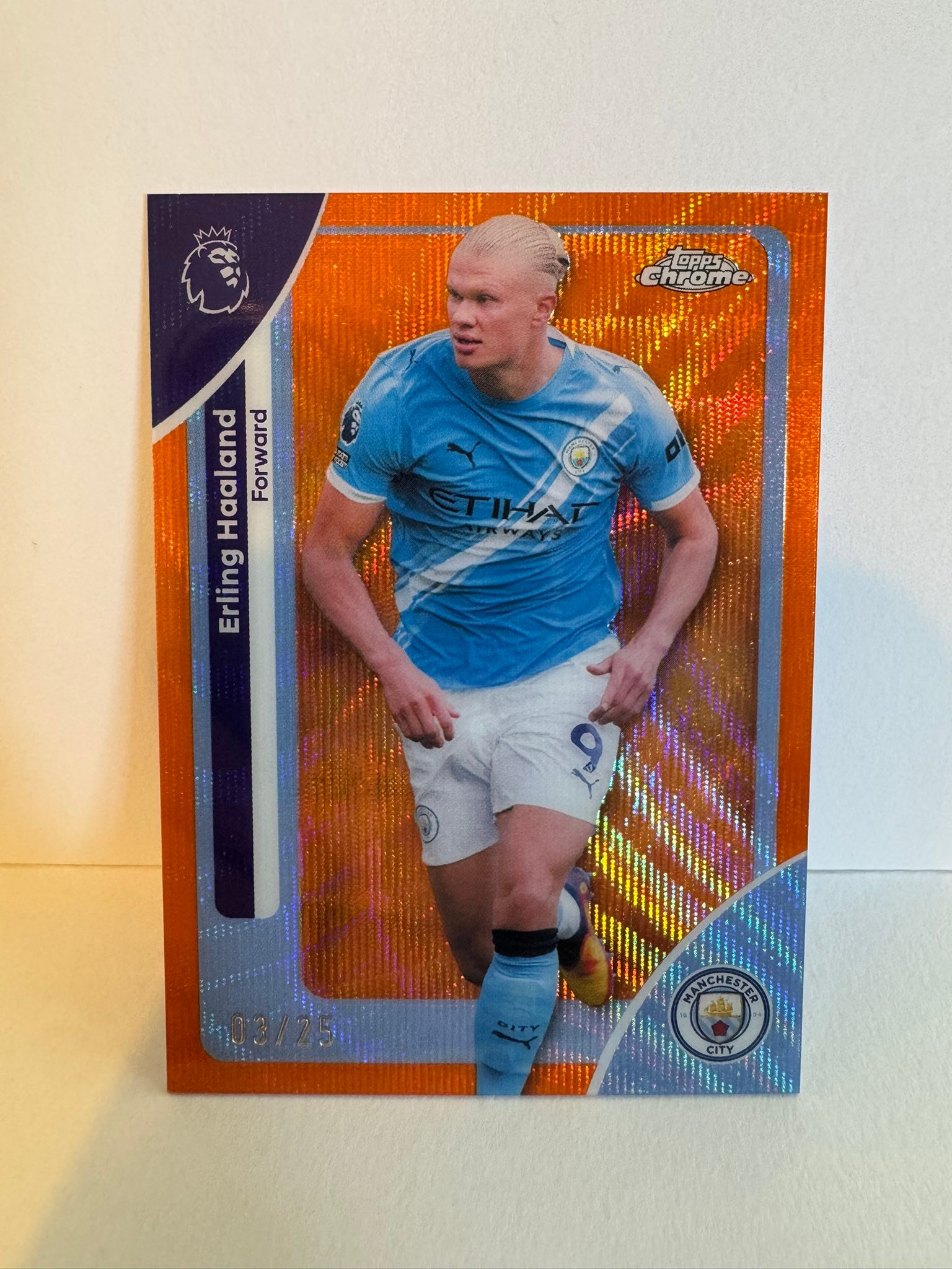 アーリング ハーランド Topps Chrome Gold Ray Wave Erling Haaland /275 Gold Ray Wave -