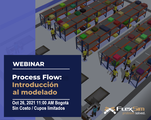 FlexSim Andina - Asiste a nuestro #Webinar Process Flow... | Facebook