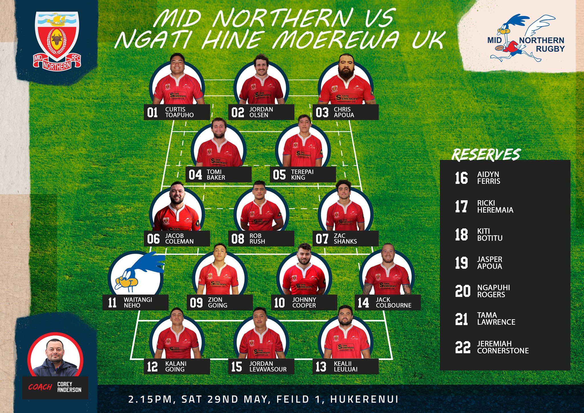 Here's the Senior A... - Mid Northern Rugby Football Club | Facebook