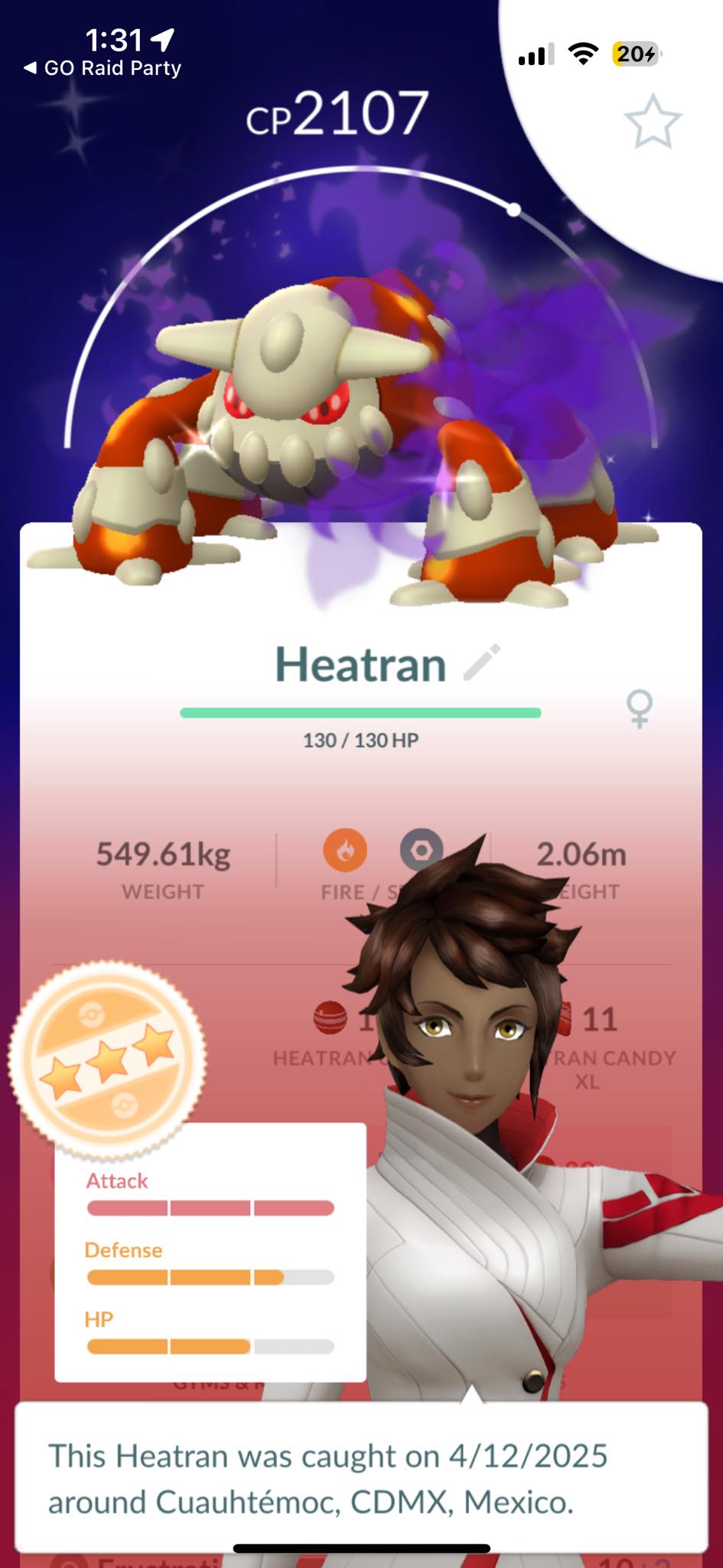 Lot De 3 Ho-oh Purifiés (Non Chromatiques) Sur Pokémon Go - Compte Enregistré Depuis 30 Jours
